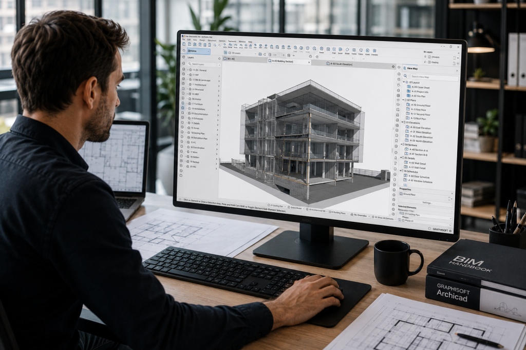 Organizacja projektu Archicad