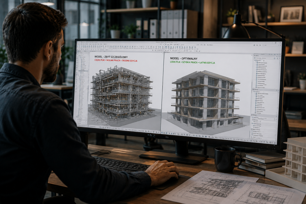 Poziom szczegółowości modelu BIM w Archicad